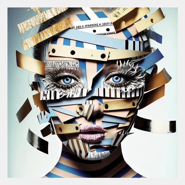 Hugo Valentine: Ribbon Cage X by Hugo Valentine