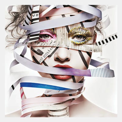 Ribbon Cage XII by Hugo Valentine metal wall art