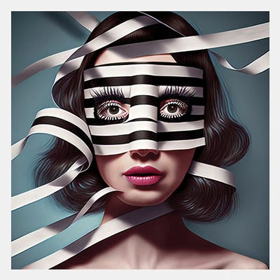 Ribbon Cage XX by Hugo Valentine canvas print