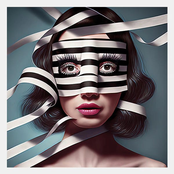 Hugo Valentine: Ribbon Cage XX by Hugo Valentine