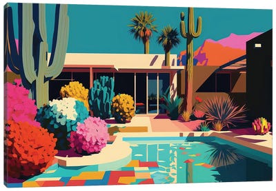 The Good Life VI Canvas Art Print - Swimming Pool Art