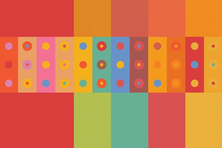 Little Mandalas In A River Of Joy by Hugo Valentine wall art