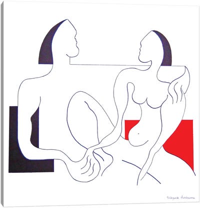 Together Canvas Art Print - Artists Like Picasso