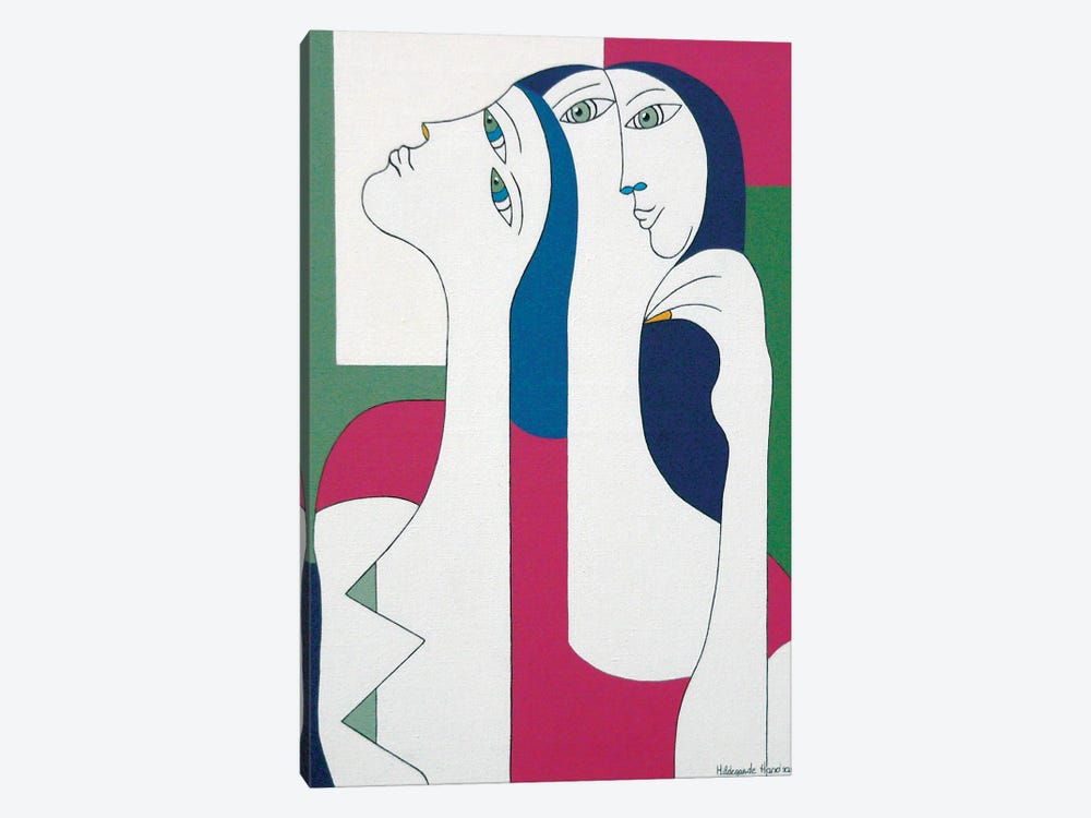 Women With Yellow Nail by Hildegarde Handsaeme 1-piece Canvas Artwork