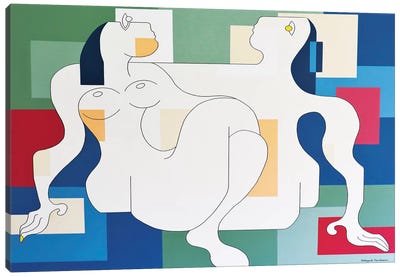 Fidelis Xl Canvas Art Print - Artists Like Picasso