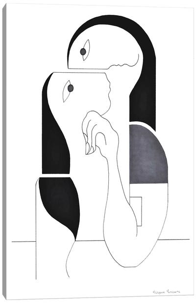 Tenderness XI Canvas Art Print - Artists Like Picasso