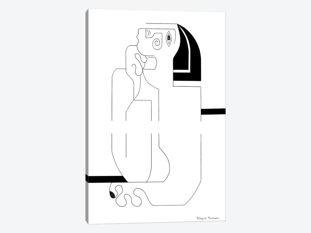Un Break Masculin by Hildegarde Handsaeme 1-piece Art Print