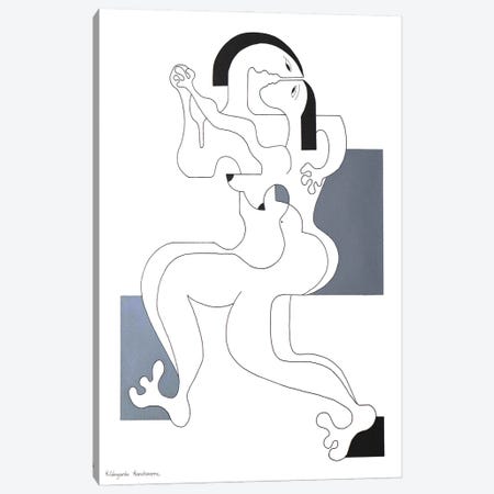 Der Tango Canvas Print #HHA247} by Hildegarde Handsaeme Canvas Print