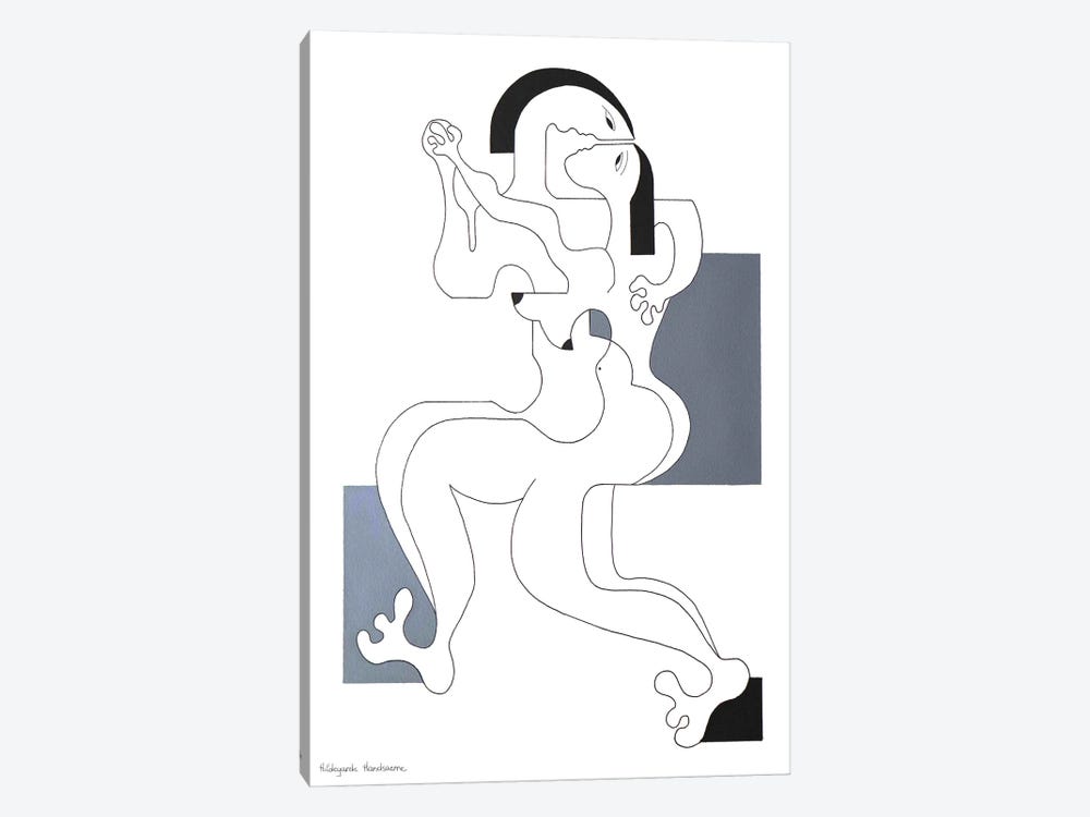 Der Tango by Hildegarde Handsaeme 1-piece Art Print