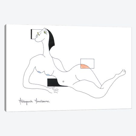 Position Féminin Canvas Print #HHA261} by Hildegarde Handsaeme Canvas Art