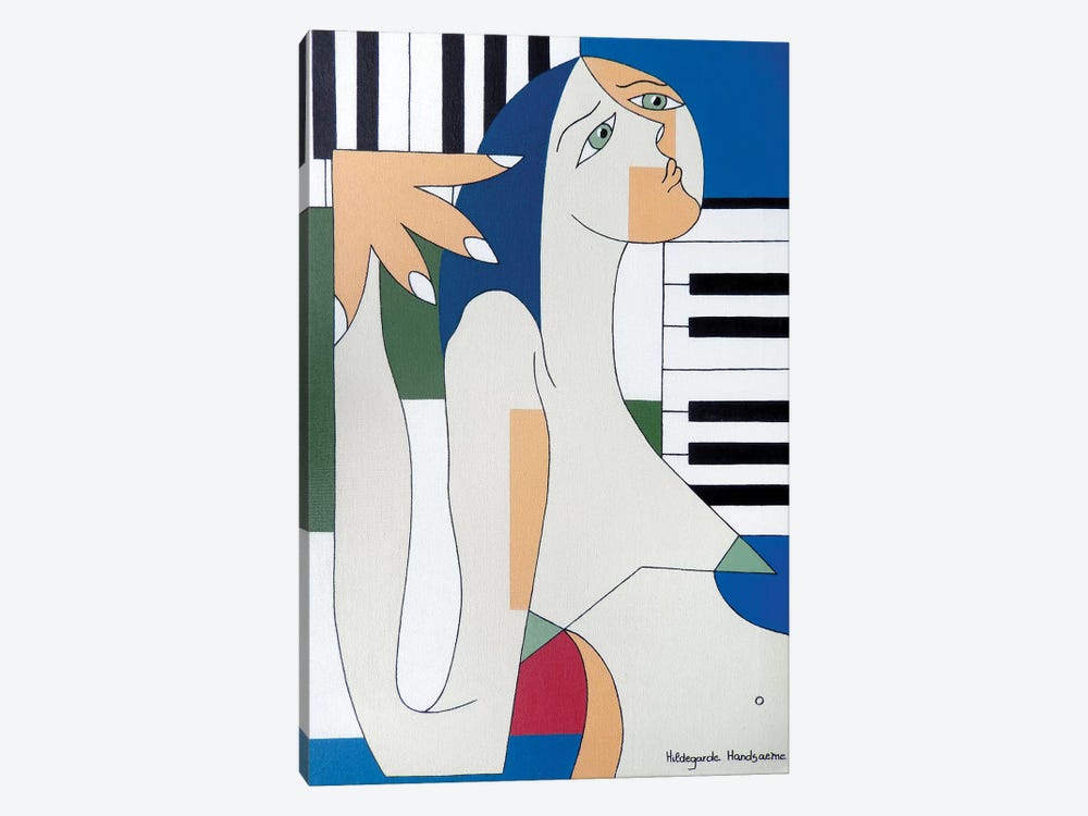 Absolu Musical by Hildegarde Handsaeme 1-piece Canvas Artwork