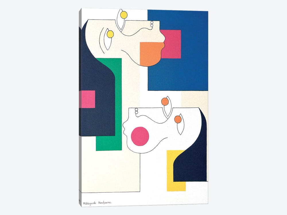 November Twins Voor Gebruik  by Hildegarde Handsaeme 1-piece Canvas Print