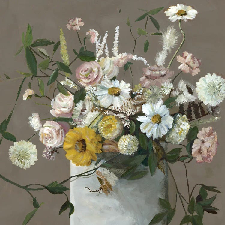 Muted Flowers In Quiet Harmony by Hannah Dawson wall art