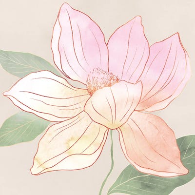 Delicate Blossom In Soft Hues I