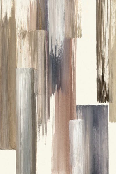 Muted Vertical Brushstroke Patterns by Hannah Dawson gallery poster