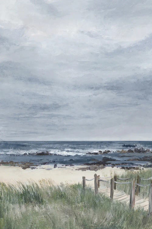 Quiet Path To A Cloudy Shore by Hannah Dawson wall art