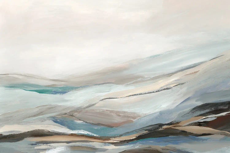 Misty Peaks by Hannah Dawson wall art
