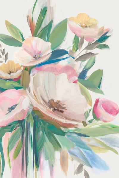 Fine Art Print: Blooming Pastel Bouquet Delight I by Hannah Dawson