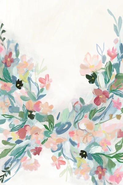 Hannah Dawson: Blooming Symphony In Pastels I by Hannah Dawson
