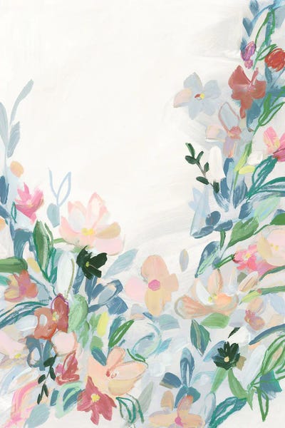 Hannah Dawson: Blooming Symphony In Pastels II by Hannah Dawson