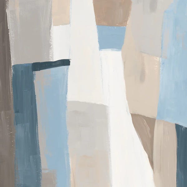 Hannah Dawson: Geometric Harmony In Soft Hues I by Hannah Dawson