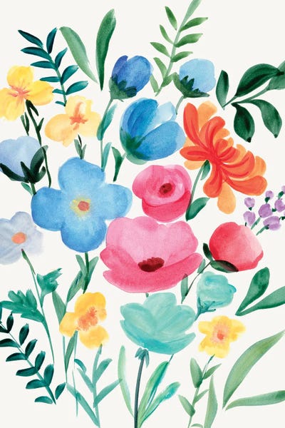 Happy Meadow I by Hannah Dawson gallery poster