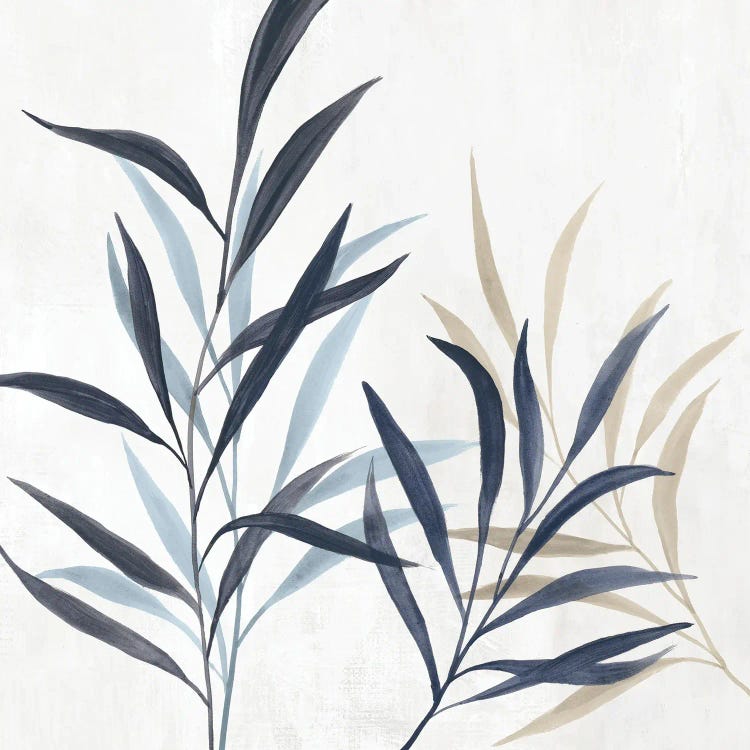 Leaves In Tranquil Hues I by Hannah Dawson wall art