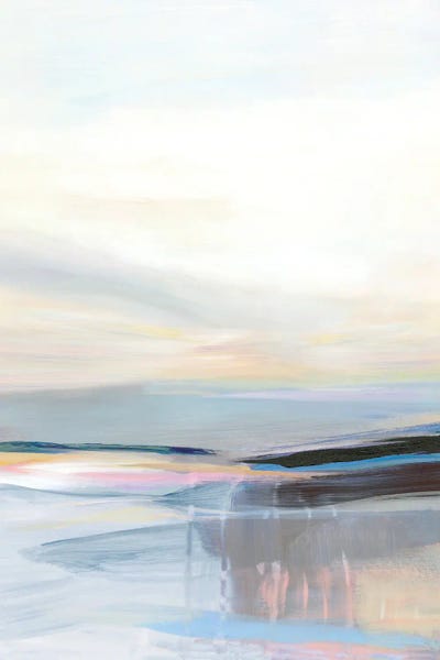 Hannah Dawson: Misty Horizon Over Calm Waters by Hannah Dawson