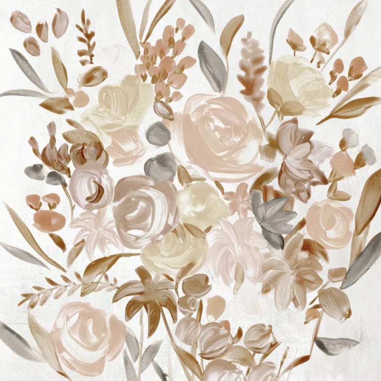 Muted Blossoms In Soft Hues