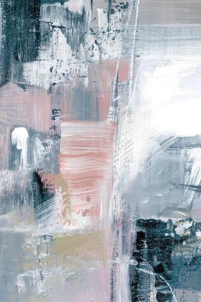 Minimalist Paintings: Muted Layers Of Urban Decay II by Hannah Dawson