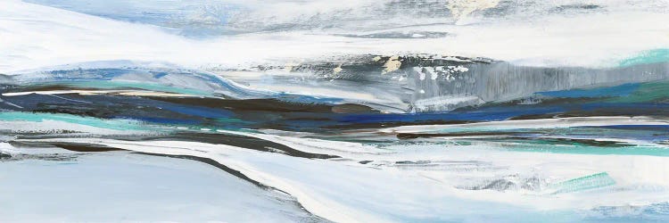 Vast Winter Landscape Under Clouds