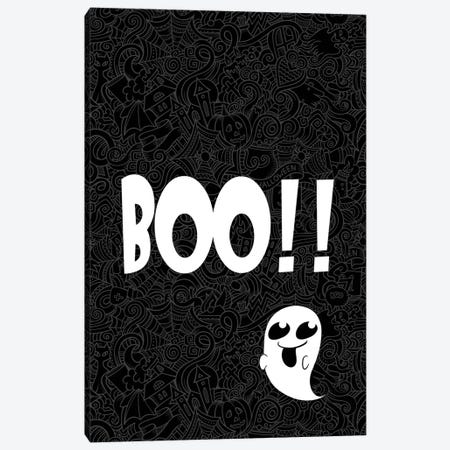 BOO!!! Canvas Print #HHO1} by 5by5collective Art Print