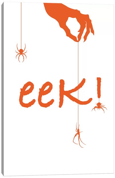 Eek! Canvas Art Print - Spider Art