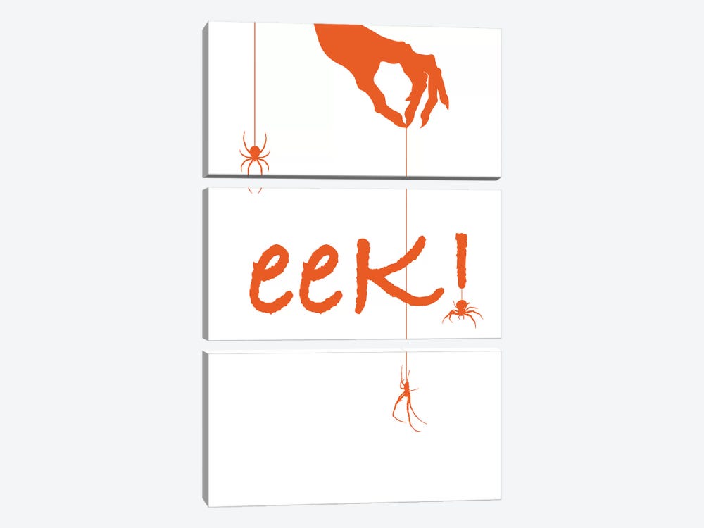 Eek! by 5by5collective 3-piece Canvas Wall Art