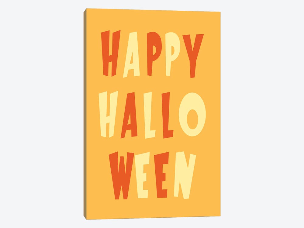 Happy Halloween by 5by5collective 1-piece Canvas Art Print