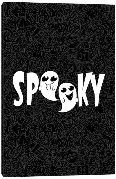Spooky Canvas Art Print - Ghost Art
