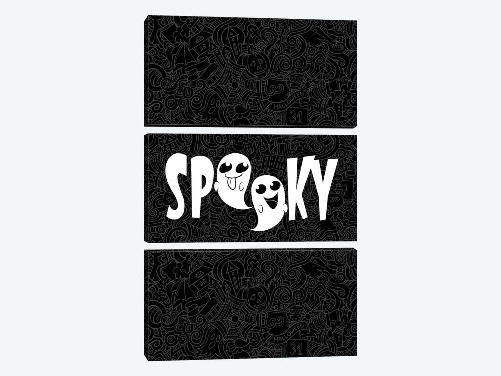 Spooky by 5by5collective 3-piece Canvas Artwork