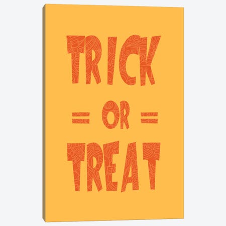 Trick Or Treat Canvas Print #HHO6} by 5by5collective Canvas Artwork