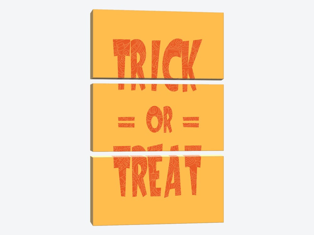 Trick Or Treat by 5by5collective 3-piece Canvas Wall Art