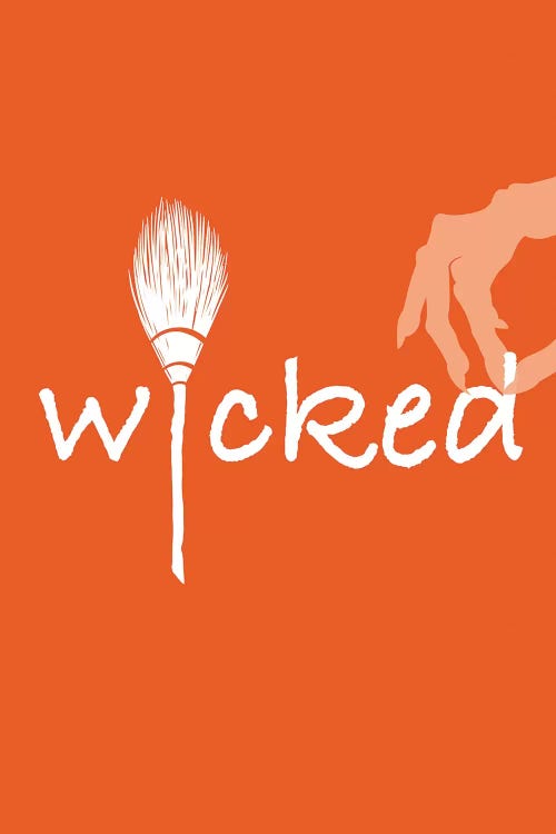 Wicked by 5by5collective wall art