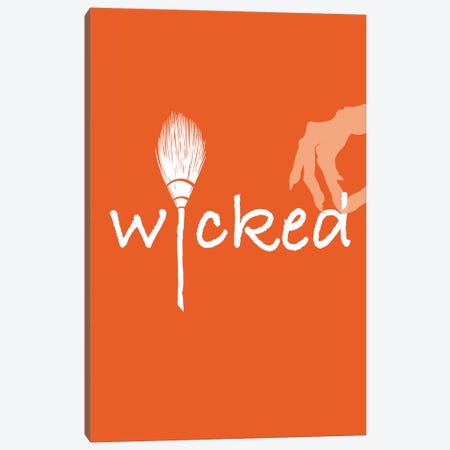 Wicked Canvas Print #HHO7} by 5by5collective Canvas Art