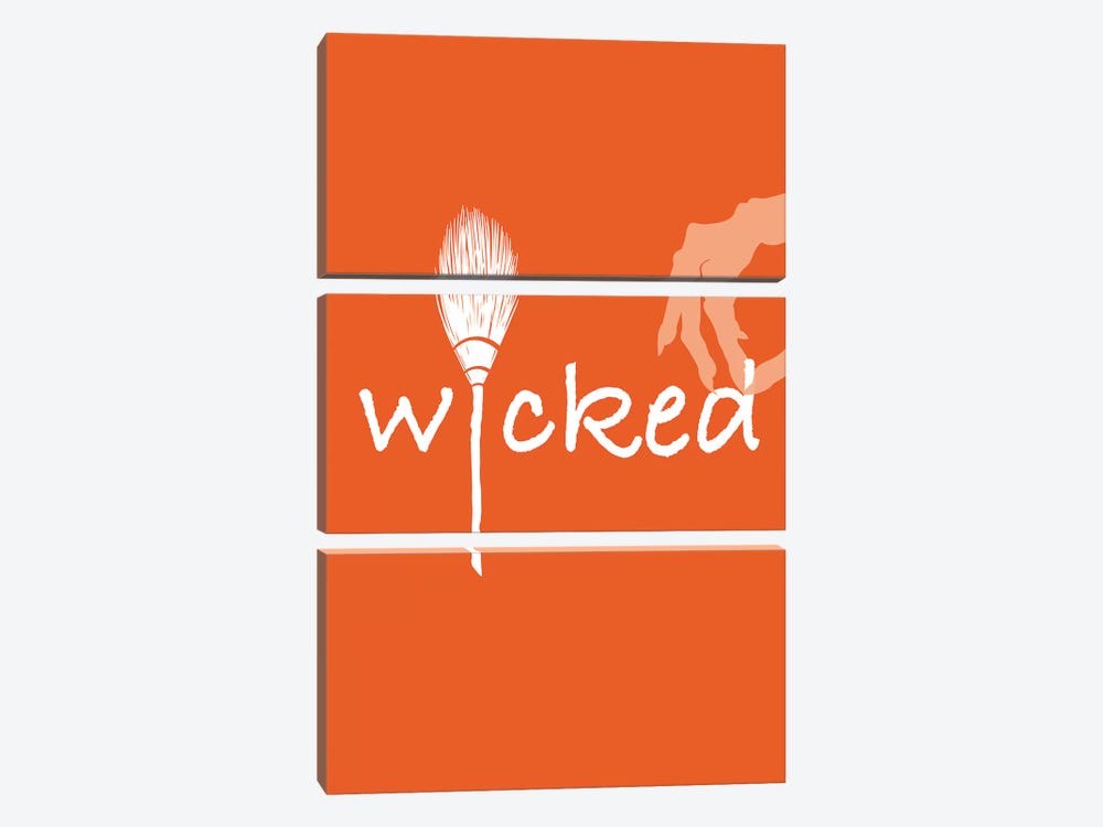 Wicked by 5by5collective 3-piece Canvas Art Print