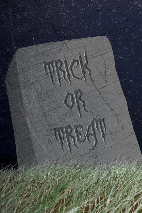 Trick Or Treat Gravestone