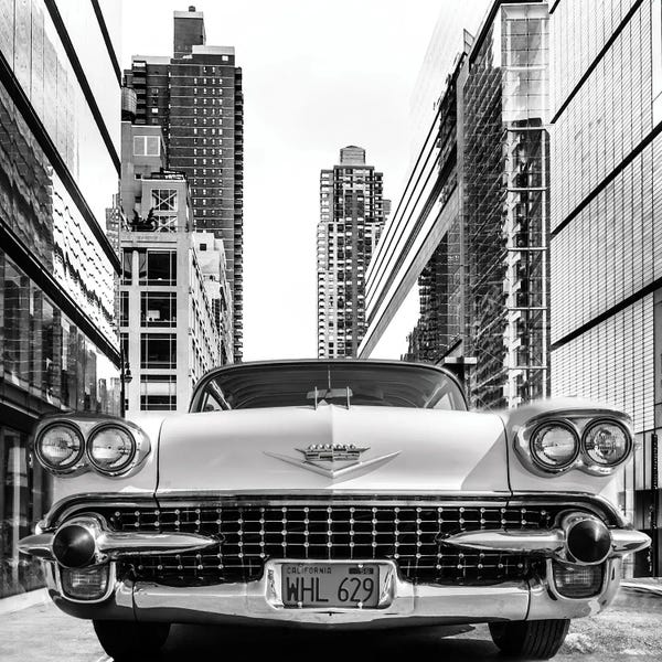 Black & White Cityscapes: City Car by Heather Grey