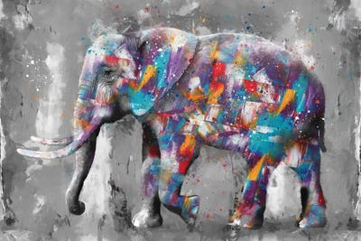 Elephant by Heather Grey art print