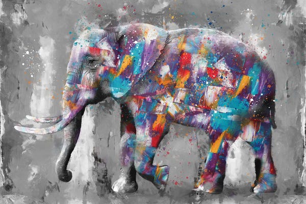 Fine Art Print: Elephant by Heather Grey