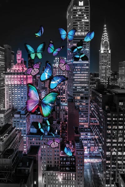 Neon City by Heather Grey art print