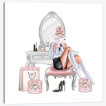 Glam Time Canvas Print #HHP23} by Heather Grey Canvas Print