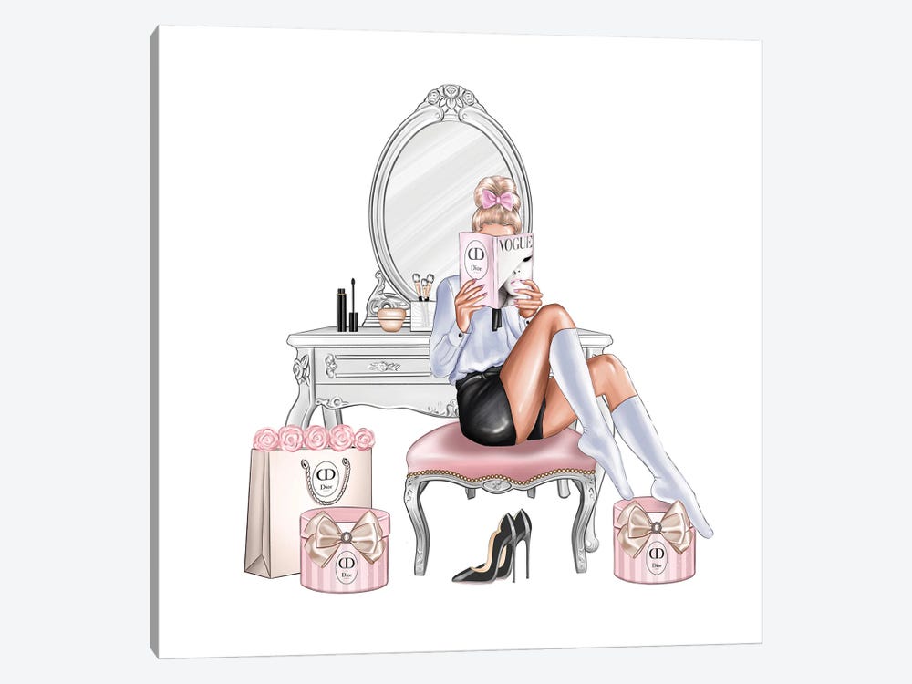 Glam Time by Heather Grey 1-piece Canvas Art Print