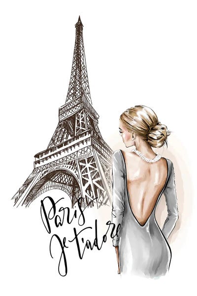 Paris Typography: Love Paris by Heather Grey